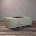 Starfire Designs Rustic 48" x 32" Rectangle Concrete Gravity Gas Fire Pit Starfire Designs