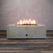Starfire Designs Rustic 48" x 32" Rectangle Concrete Gravity Gas Fire Pit Starfire Designs