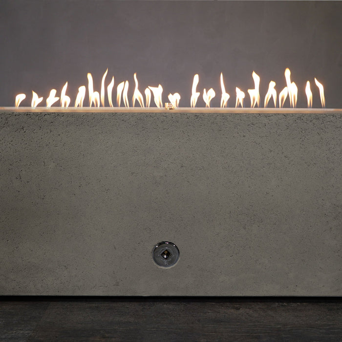 Starfire Designs Concrete Rustic 72" x 38" Rectangle Gravity Gas Fire Pit Starfire Designs