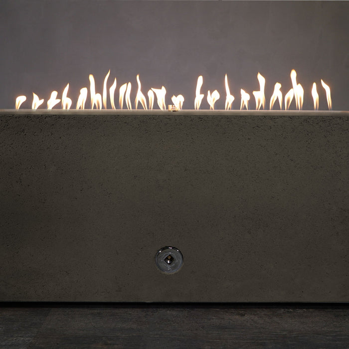 Starfire Designs Concrete Rustic 72" x 38" Rectangle Gravity Gas Fire Pit Starfire Designs