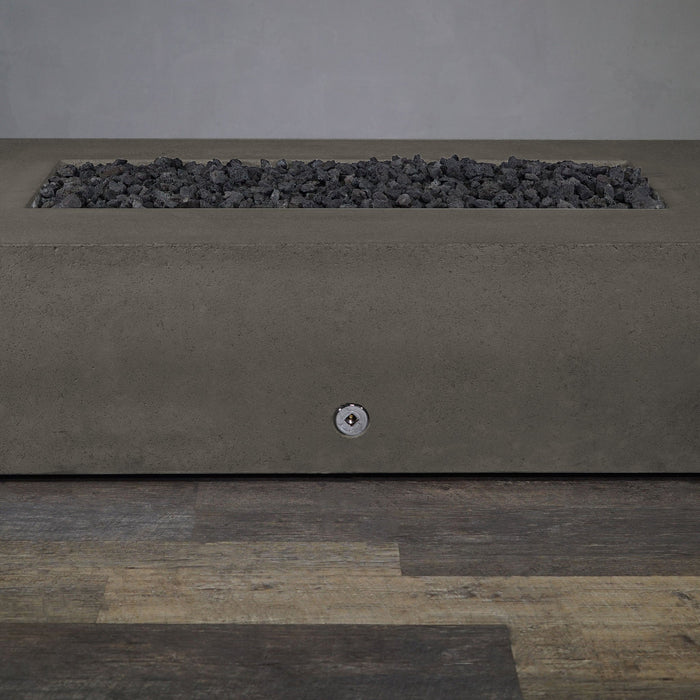 Starfire Designs Concrete Rustic 72" x 38" Rectangle Gravity Gas Fire Pit Starfire Designs
