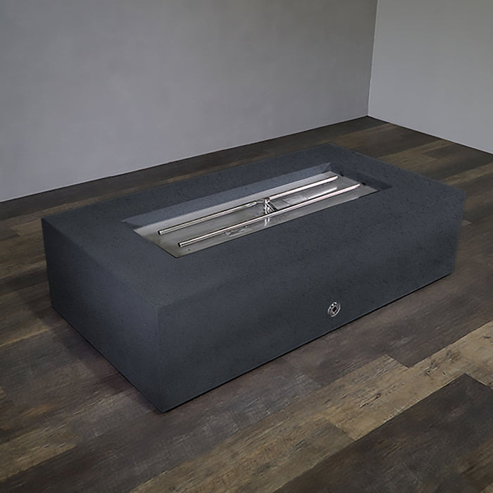 Starfire Designs Concrete Rustic 72" x 38" Rectangle Gravity Gas Fire Pit Starfire Designs