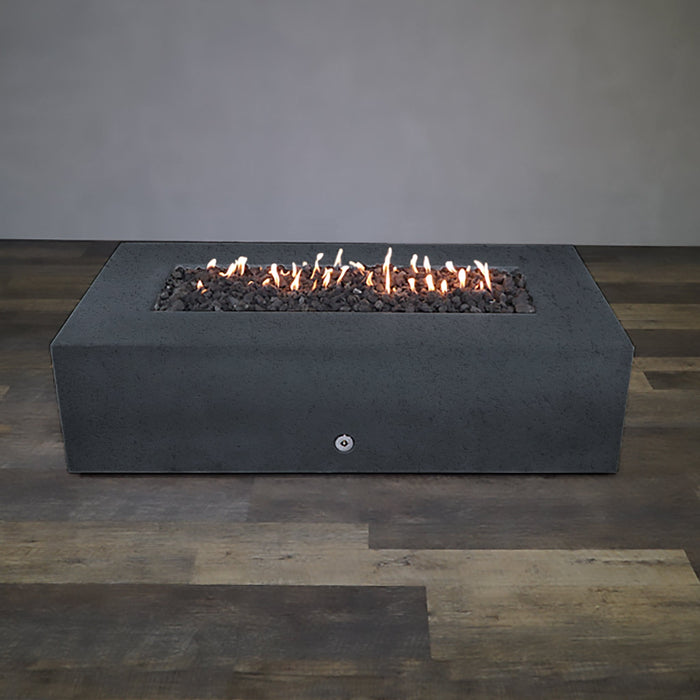 Starfire Designs Concrete Rustic 72" x 38" Rectangle Gravity Gas Fire Pit Starfire Designs