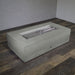 Starfire Designs Concrete Rustic 72" x 38" Rectangle Gravity Gas Fire Pit Starfire Designs
