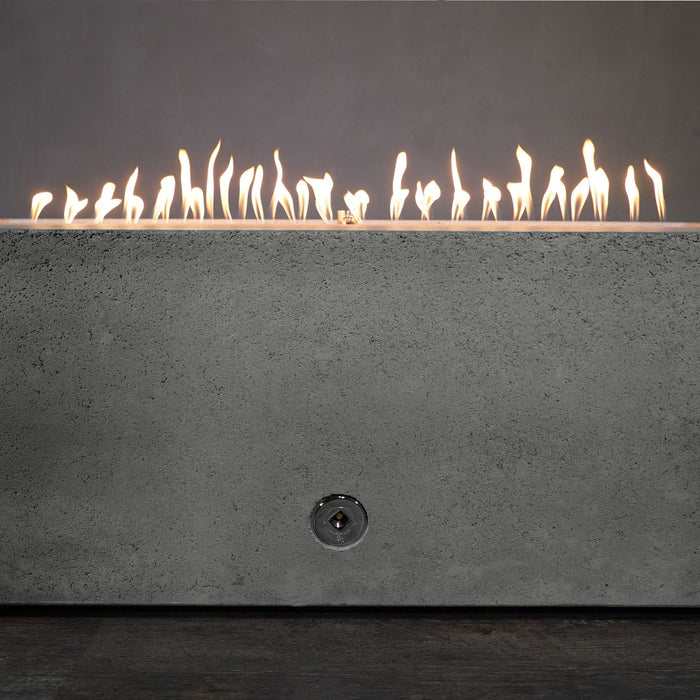 Starfire Designs Concrete Rustic 72" x 38" Rectangle Gravity Gas Fire Pit Starfire Designs