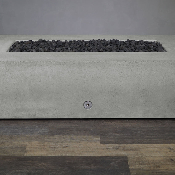 Starfire Designs Concrete Rustic 72" x 38" Rectangle Gravity Gas Fire Pit Starfire Designs