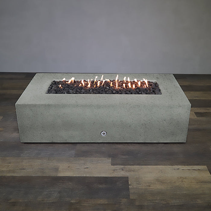 Starfire Designs Concrete Rustic 72" x 38" Rectangle Gravity Gas Fire Pit Starfire Designs