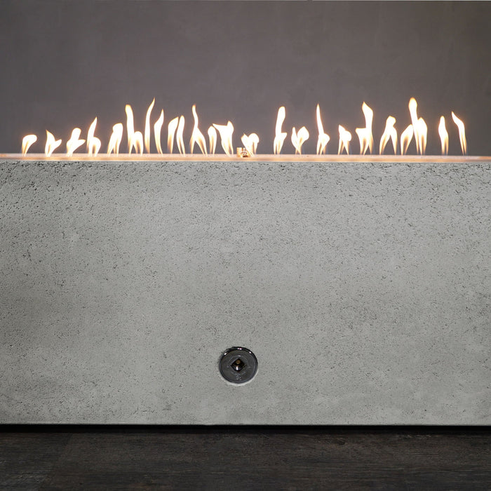 Starfire Designs Concrete Rustic 72" x 38" Rectangle Gravity Gas Fire Pit Starfire Designs
