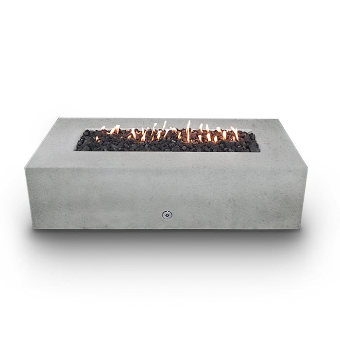 Starfire Designs Concrete Rustic 72" x 38" Rectangle Gravity Gas Fire Pit Starfire Designs