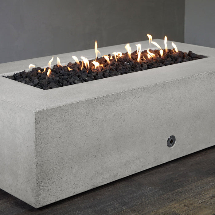 Starfire Designs Concrete Rustic 72" x 38" Rectangle Gravity Gas Fire Pit Starfire Designs