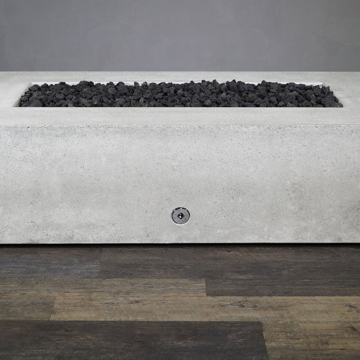 Starfire Designs Concrete Rustic 72" x 38" Rectangle Gravity Gas Fire Pit Starfire Designs