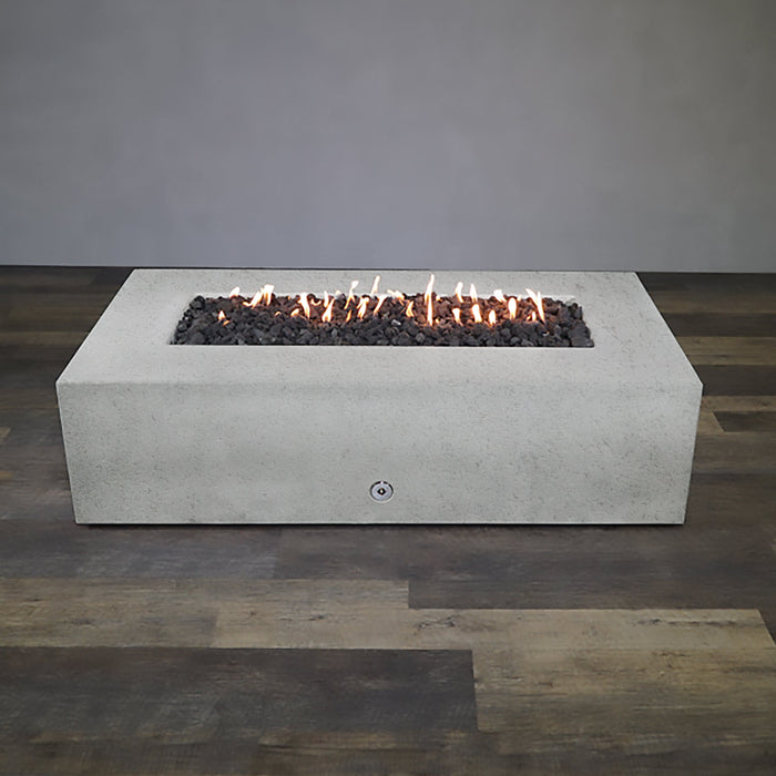Starfire Designs Concrete Rustic 72" x 38" Rectangle Gravity Gas Fire Pit Starfire Designs