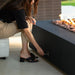 Starfire Designs Gravity 60" x 32" Rectangle Concrete Gas Fire Pit Starfire Designs