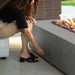 Starfire Designs Gravity 60" x 32" Rectangle Concrete Gas Fire Pit Starfire Designs