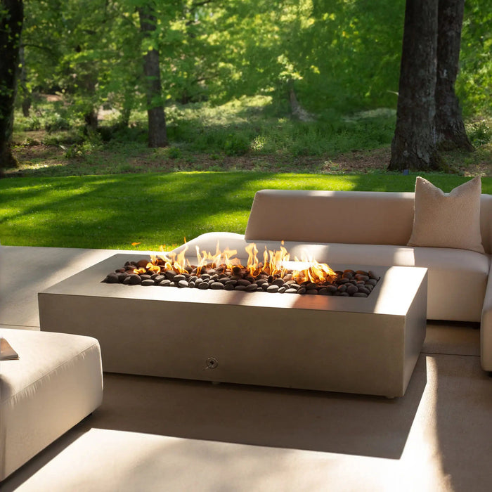 Starfire Designs Gravity 60" x 32" Rectangle Concrete Gas Fire Pit Starfire Designs