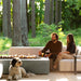 Starfire Designs Gravity 60" x 32" Rectangle Concrete Gas Fire Pit Starfire Designs