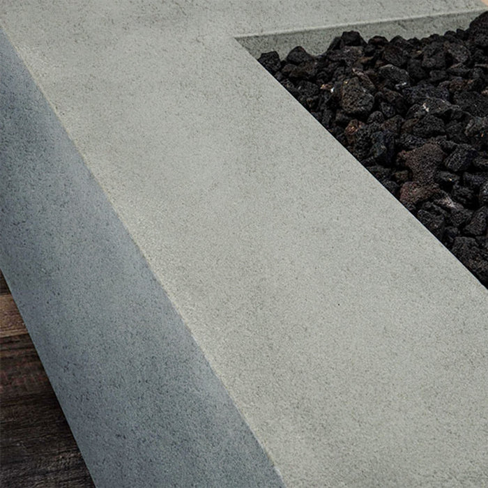 Starfire Designs Rustic 48" x 32" Rectangle Concrete Gravity Gas Fire Pit Starfire Designs