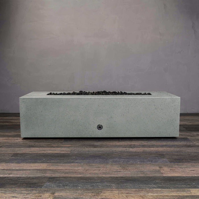Starfire Designs Concrete Rustic 60" x 24" Linear Gravity Gas Fire Pit Starfire Designs