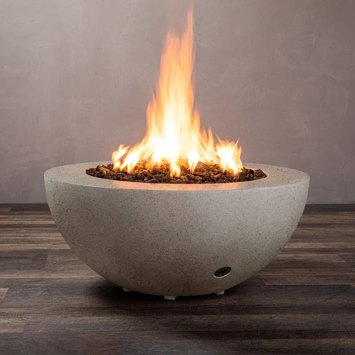 Starfire Designs Rustic  36" Round Concrete Gravity Gas Fire Pit Starfire Designs