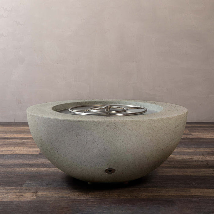 Starfire Designs Rustic  36" Round Concrete Gravity Gas Fire Pit Starfire Designs