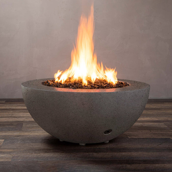 Starfire Designs Rustic  36" Round Concrete Gravity Gas Fire Pit Starfire Designs