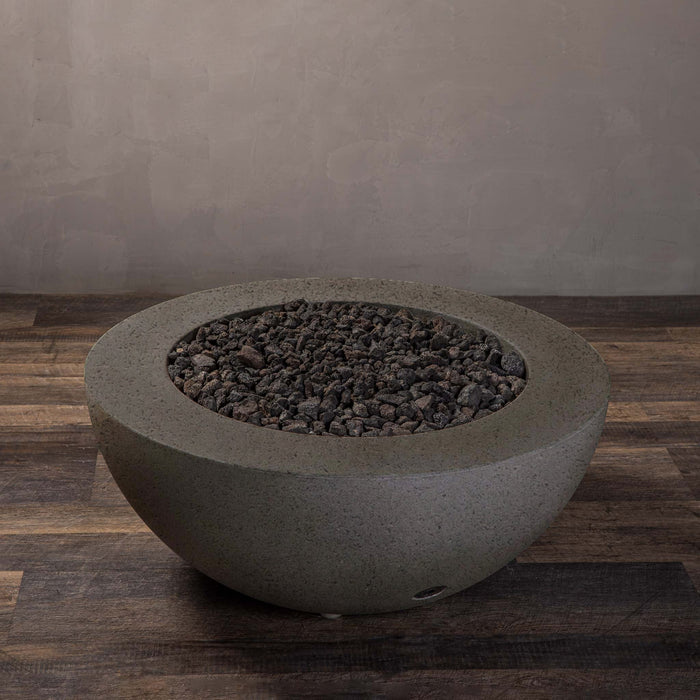 Starfire Designs Rustic  36" Round Concrete Gravity Gas Fire Pit Starfire Designs