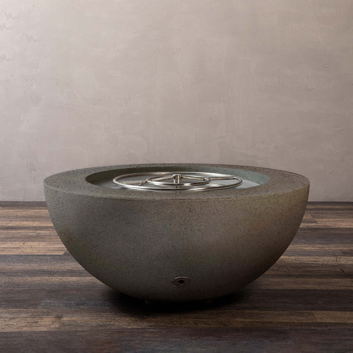 Starfire Designs Rustic  36" Round Concrete Gravity Gas Fire Pit Starfire Designs