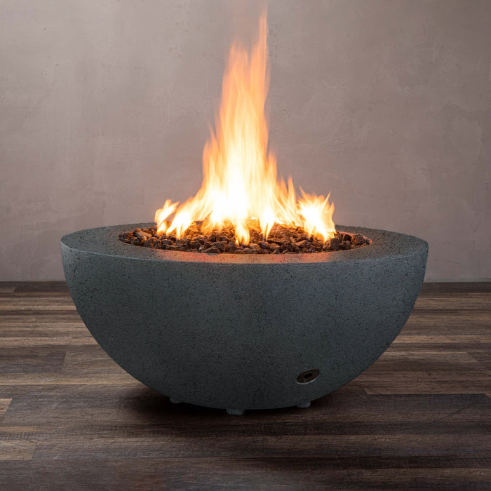 Starfire Designs Rustic  36" Round Concrete Gravity Gas Fire Pit Starfire Designs