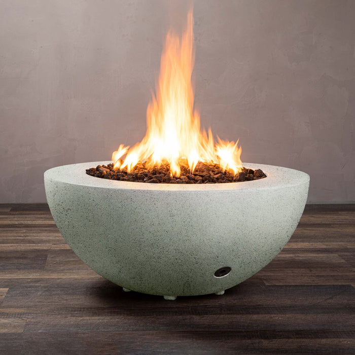 Starfire Designs Rustic  36" Round Concrete Gravity Gas Fire Pit Starfire Designs