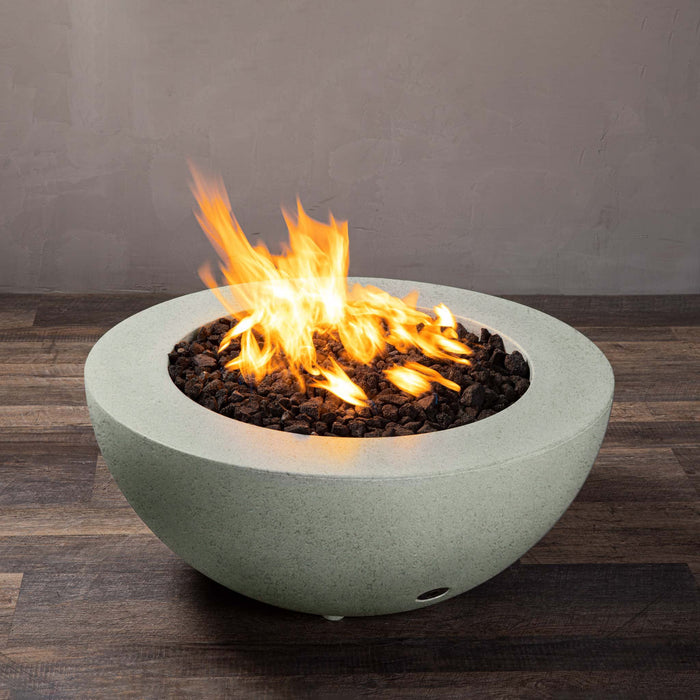 Starfire Designs Rustic  36" Round Concrete Gravity Gas Fire Pit Starfire Designs