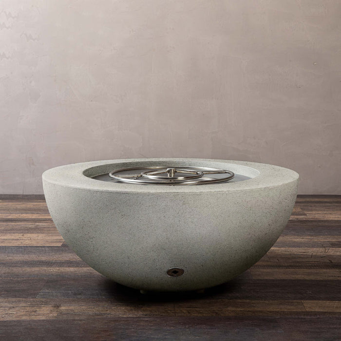 Starfire Designs Rustic  36" Round Concrete Gravity Gas Fire Pit Starfire Designs
