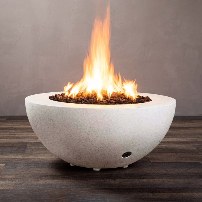 Starfire Designs Rustic  36" Round Concrete Gravity Gas Fire Pit Starfire Designs