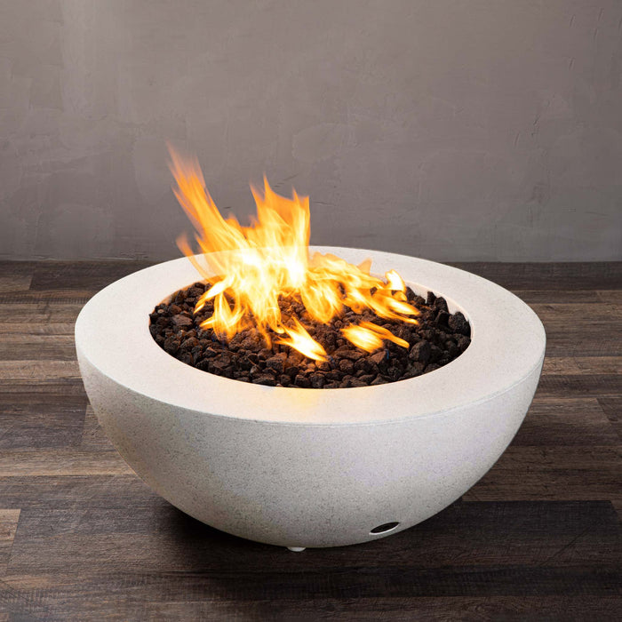 Starfire Designs Rustic  36" Round Concrete Gravity Gas Fire Pit Starfire Designs