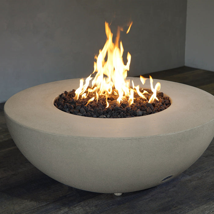 Starfire Designs Rustic  45" Round Concrete Gravity Gas Fire Pit Starfire Designs