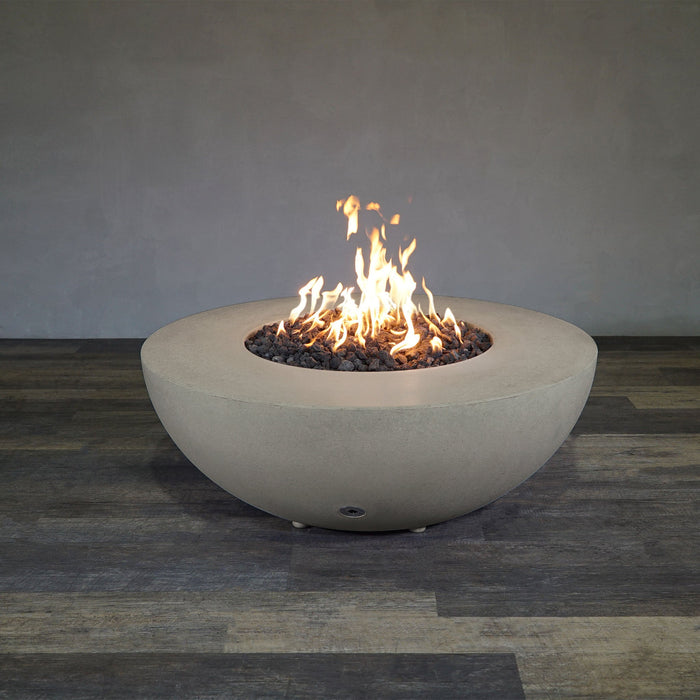 Starfire Designs Rustic  45" Round Concrete Gravity Gas Fire Pit Starfire Designs