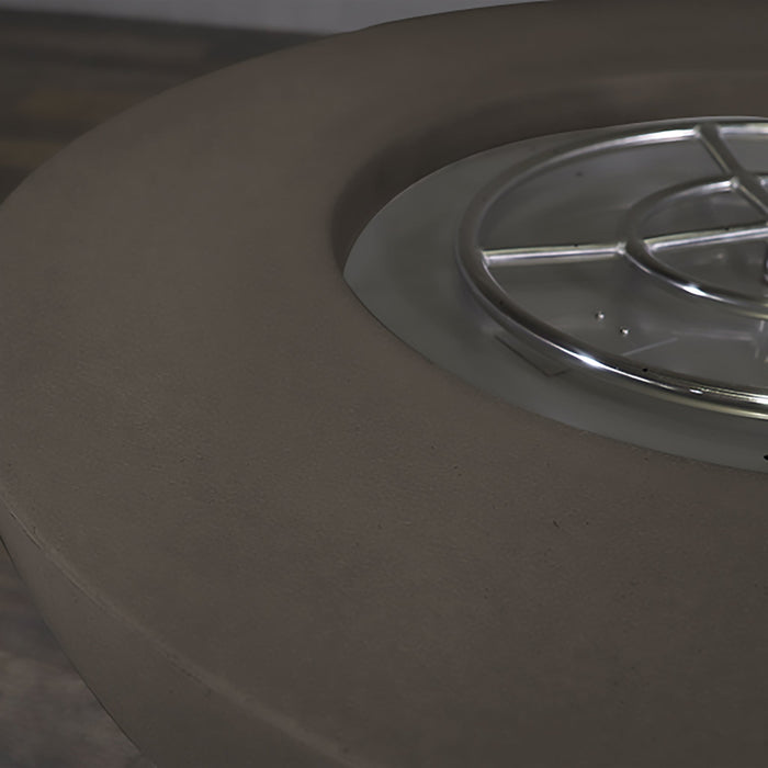 Starfire Designs Rustic  45" Round Concrete Gravity Gas Fire Pit Starfire Designs