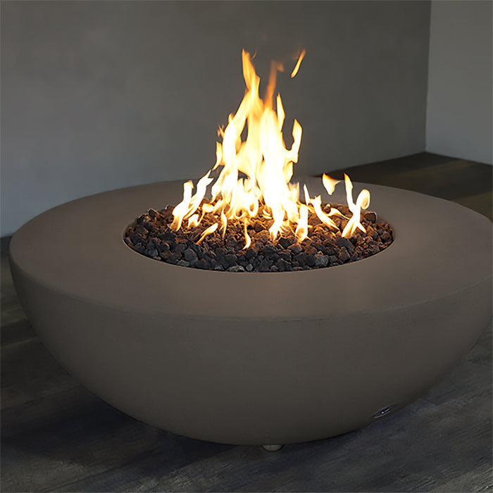 Starfire Designs Rustic  45" Round Concrete Gravity Gas Fire Pit Starfire Designs