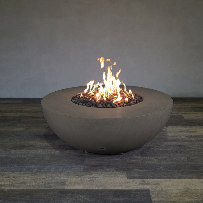 Starfire Designs Rustic  45" Round Concrete Gravity Gas Fire Pit Starfire Designs