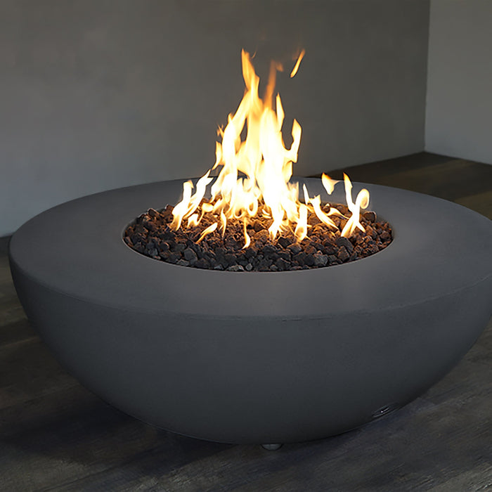 Starfire Designs Rustic  45" Round Concrete Gravity Gas Fire Pit Starfire Designs