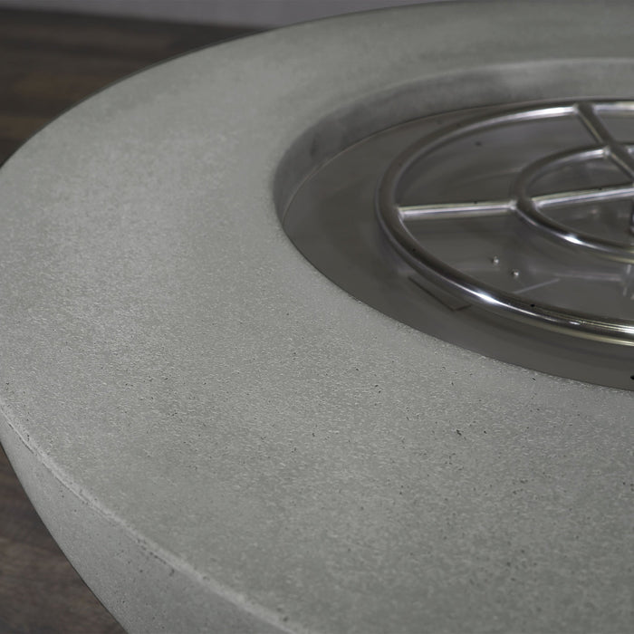 Starfire Designs Rustic  45" Round Concrete Gravity Gas Fire Pit Starfire Designs