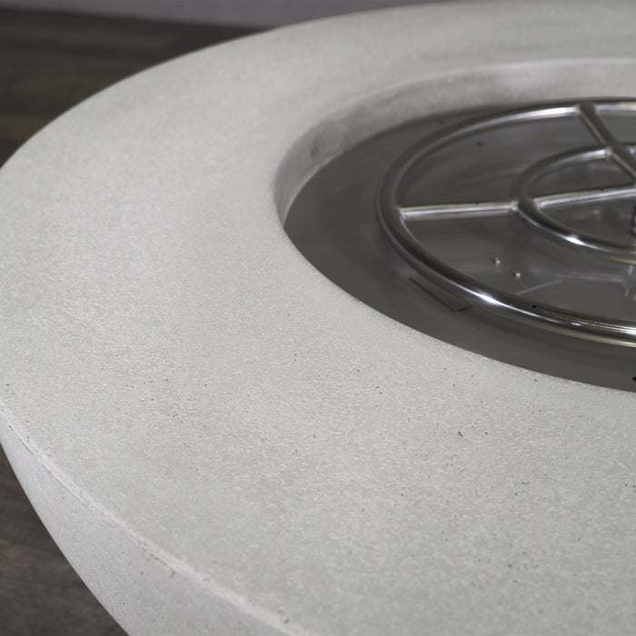 Starfire Designs Rustic  45" Round Concrete Gravity Gas Fire Pit Starfire Designs