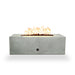 Starfire Designs Rustic 48" x 32" Rectangle Concrete Gravity Gas Fire Pit Starfire Designs