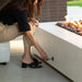 Starfire Designs Gravity 60" x 32" Rectangle Concrete Gas Fire Pit Starfire Designs