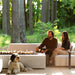Starfire Designs Gravity 60" x 32" Rectangle Concrete Gas Fire Pit Starfire Designs