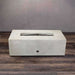 Starfire Designs Rustic 48" x 32" Rectangle Concrete Gravity Gas Fire Pit Starfire Designs