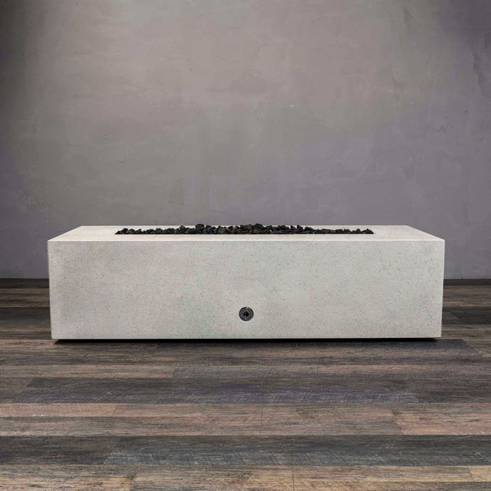 Starfire Designs Concrete Rustic 60" x 24" Linear Gravity Gas Fire Pit Starfire Designs