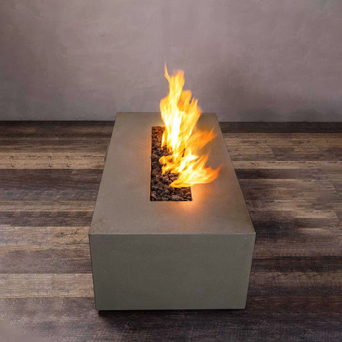 Starfire Designs Gravity 60" x 24" Linear Concrete Gas Fire Pit Starfire Designs