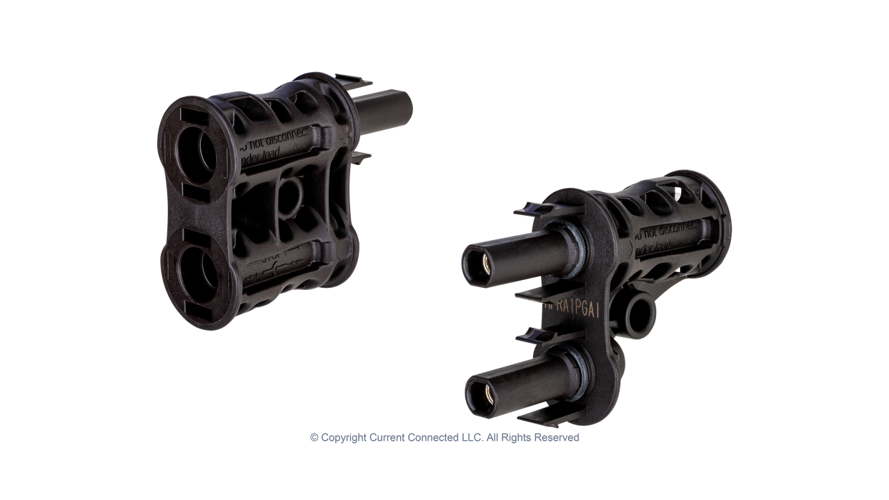 Stäubli Evo-2 Branch Plug and Socket Set for Paralleling 2 PV Strings, Branch Connectors for MC4-Evo 2 Connectors - Urban Supply Inc
