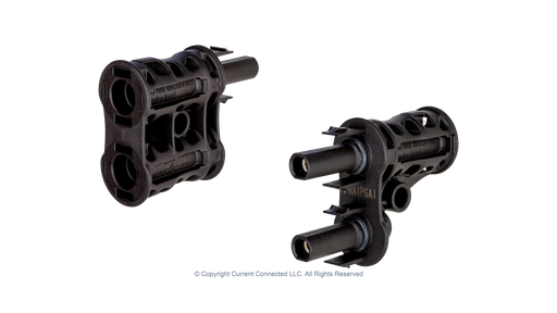 Stäubli Evo-2 Branch Plug and Socket Set for Paralleling 2 PV Strings, Branch Connectors for MC4-Evo 2 Connectors - Urban Supply Inc
