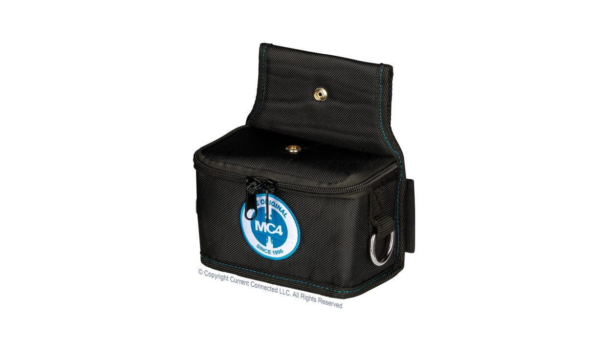 High quality photo of the Staubli - 32.0387 - Staubli Installer Tool Belt SET Installer tool belt SET -Small Bag Angled View. Photographed by Current Connected